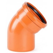 Отвод ПВХ 45° (ДУ 110 - 500)