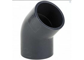 Колено 45° ПВХ (ДУ 20 - 315)